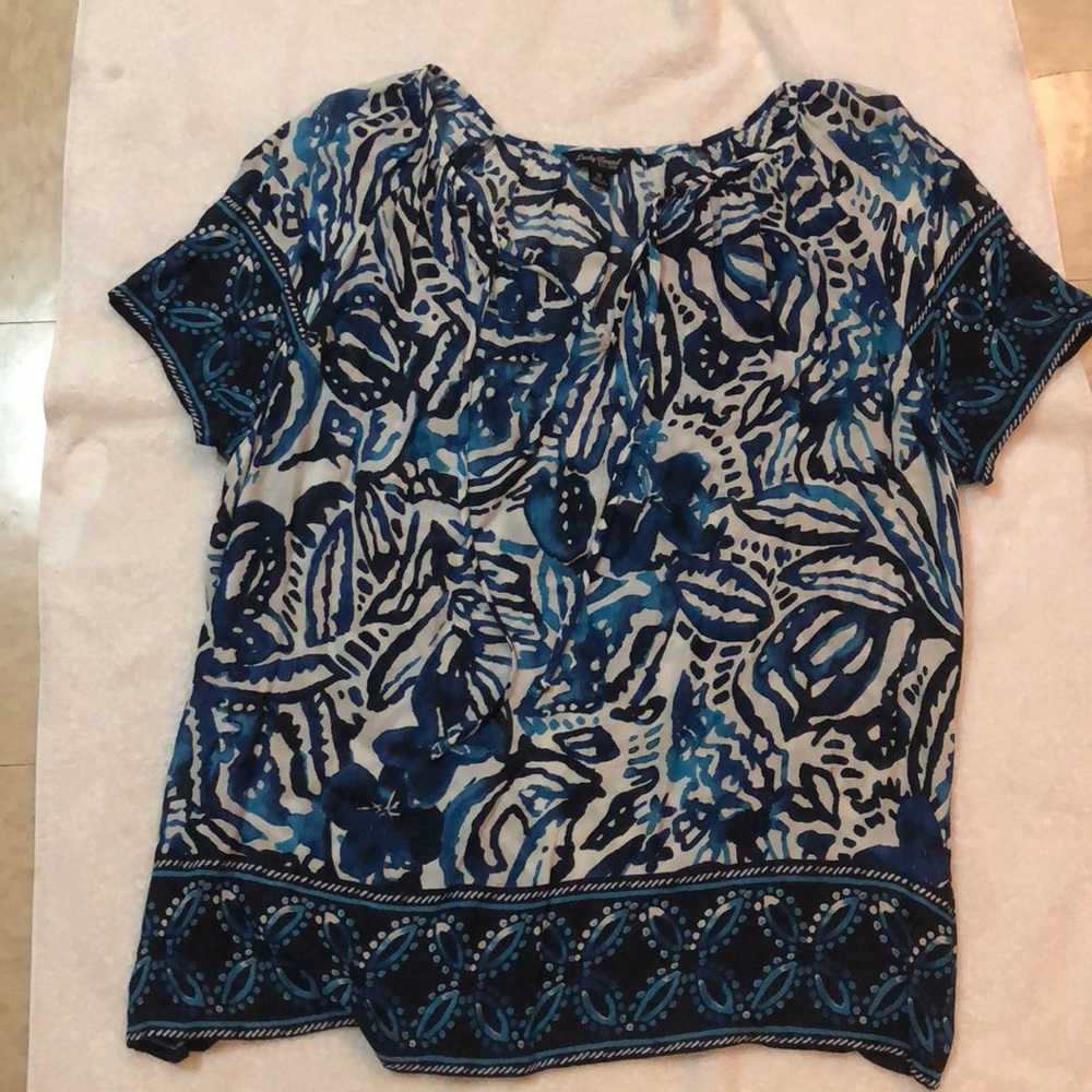 💙Lucky Brand Blouse 100%Rayon!